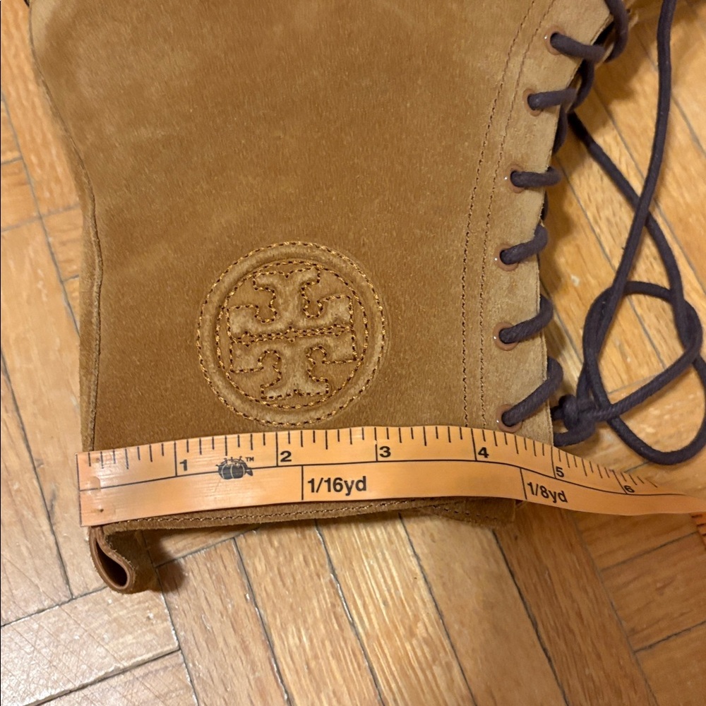 Tory Burch Lace-Up Boots NWOT - Picture 12 of 16